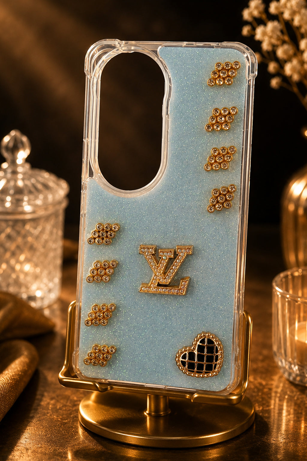 Ice Pearl Monogram Case